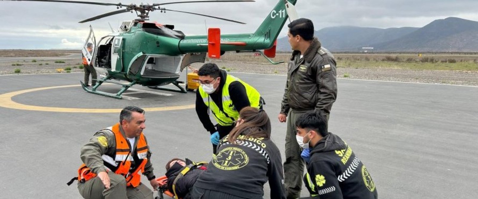 SAMU participa de simulacro de accidente aéreo