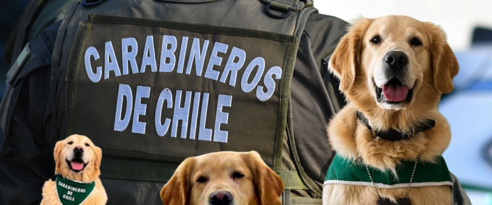 Carabineros despide a Golfo: histórico can detector de drogas que falleció en operativo